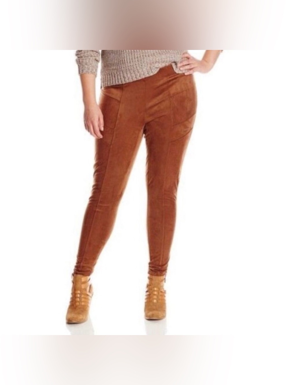 Democracy Faux Suede Leggings Size 12